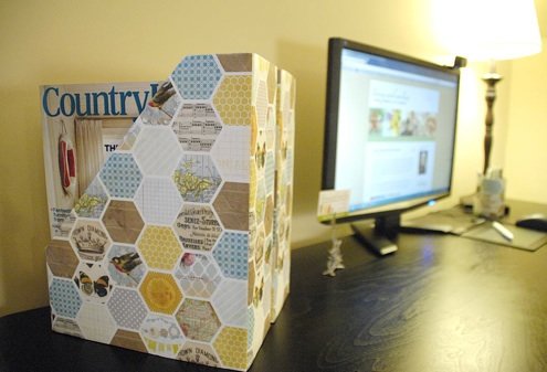 DIY组织的想法-谷物盒杂志持有人
