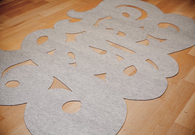 DIY地毯-裁剪