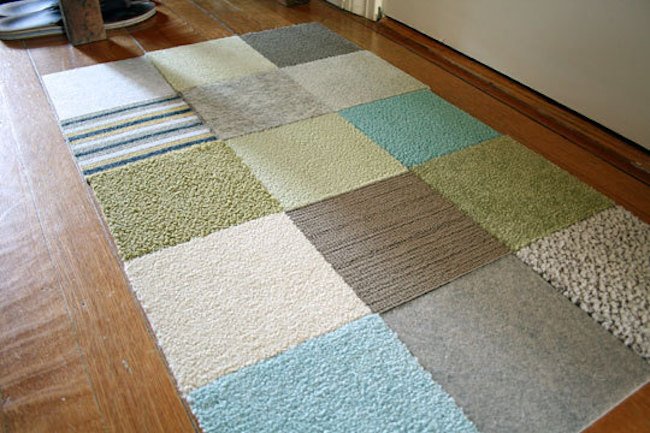 DIY地毯接缝样品