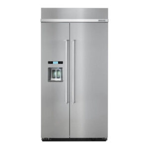 最佳冰箱选择：KitchenAid 25 cu。英尺内置冰箱不锈钢