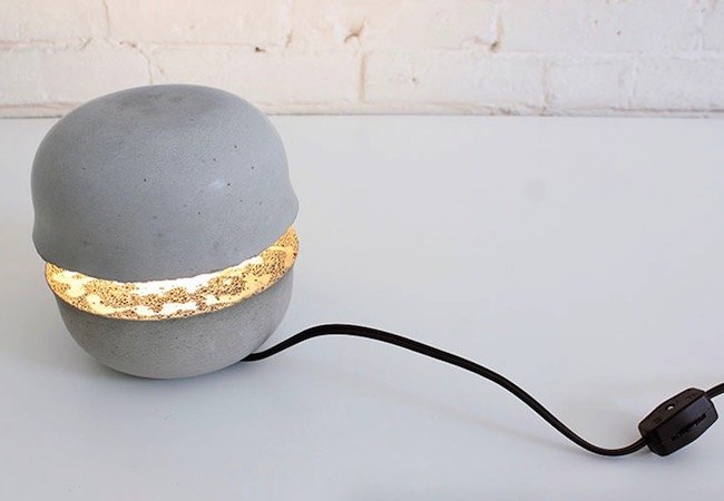 How to Make a Concrete Lamp - Complete Angle 2