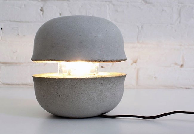How to Make a Concrete Lamp