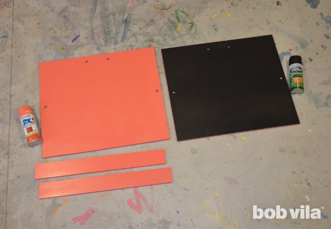 DIY画架-喷漆板
