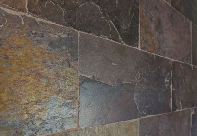 天然石材和4种其他类型的瓷砖考虑地板，墙壁和后架