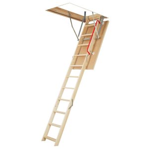 最佳阁楼梯子选项:FAKRO LWP 66802绝缘阁楼梯子，适用于25 x 47英寸粗糙开口