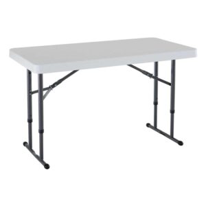 最好的折叠桌选项：终身80160可调整高度的折叠桌