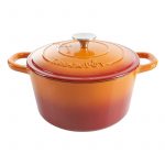 最好的荷兰烤箱选项：缸锅艺术圆形搪瓷铸铁荷兰烤箱