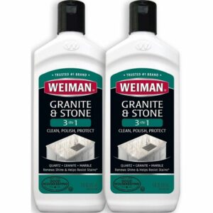 最好的花岗岩清洁选项：Weiman Granite Cleaner和Polish