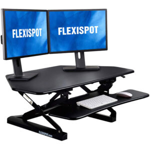 最佳站立式办公桌转换器选项:FlexiSpot站立式办公桌转换器M4B