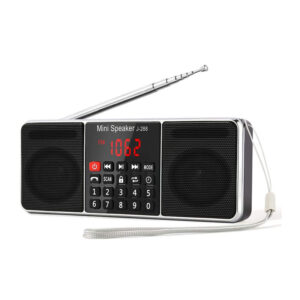 最佳袖珍收音机选择:PRUNUS J-288 AM FM免提蓝牙收音机