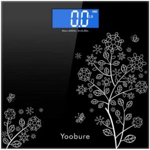 最好的卫生间秤选择：恒温玻璃的yoobure重量秤