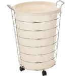 最佳洗衣篮选择:Honey-Can-Do HMP-02108钢帆布洗衣篮
