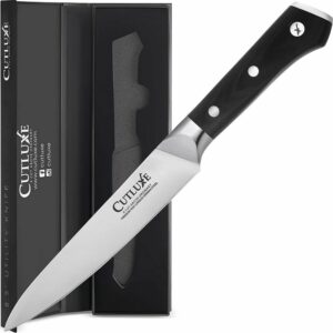 最好的厨房刀选选项：Cutluxe Utility刀 -  5.5英寸厨房小刀