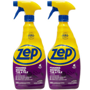 最佳浴缸清洁选项：ZEP发泡淋浴浴缸和瓷砖清洁器32盎司