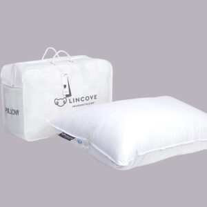 最佳寝具选择:林肯经典天然鹅绒豪华枕-800