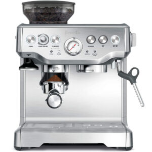 最佳卡布奇诺制造商选项：Breville Bes870xl Barista Express浓缩咖啡机