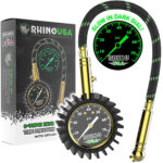 最佳轮胎压力表选项：Rhino USA重型轮胎压力表（0-75 PSI）