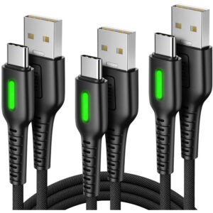 最佳充电电缆选项：USB C电缆，INIU [3包3.1A] QC 3.0