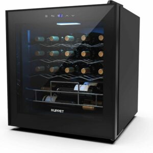 最佳葡萄酒冷却器选择:KUPPET 19瓶葡萄酒冷却器