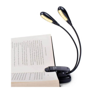最好的书籍光选项：Vekkia 12 LED可充电书灯
