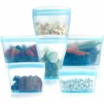 最佳冷冻袋选择：Xomoo可重复使用的食品容器硅胶袋