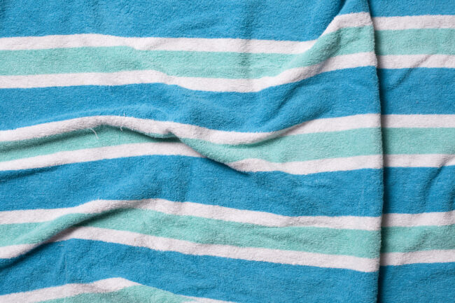 最佳海滩毛巾 - 棉质细节