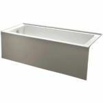 最好的浴缸选项：金士顿黄铜60英寸现代风格alcove浴缸