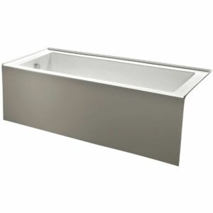 最好的浴缸选项：金士顿黄铜60英寸现代风格alcove浴缸
