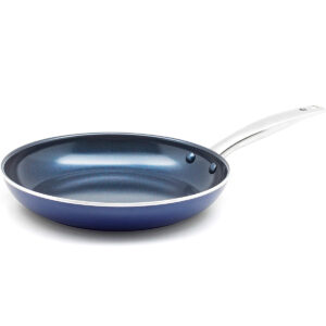 最佳陶瓷煎锅选项：蓝色钻石炊具陶瓷不粘锅油炸锅