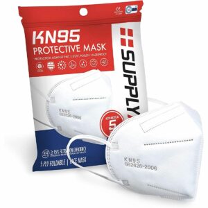 最好的灰尘面具选项：供应商RRS-KN95-5PK KN95防护面具，5包