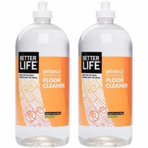 最好的精油清洁选择:更好的生活，天然的污垢清除地板清洁剂