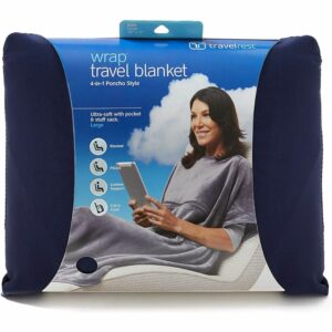 最佳旅行毯选择:Travelrest 4合一头等旅行毯