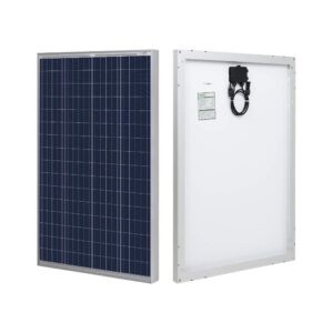 最佳便携式太阳能电池板选择:HQST 100瓦多晶12V太阳能电池板