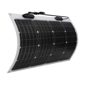 最佳便携式太阳能电池板选择:雷诺基50瓦12伏单晶太阳能电池板