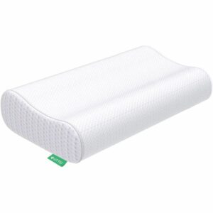 最佳轮廓枕头选择:UTTU三明治枕头国王大小，记忆泡沫枕头