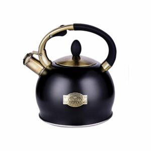最好的口哨茶壶选择:SUSTEAS炉顶口哨茶壶