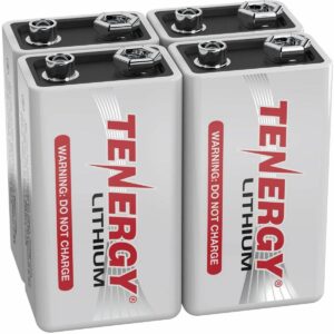 最佳9V电池选择:Tenergy 9V锂电池，1200mah