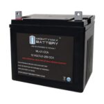 最佳草坪拖拉机电池选择:Mighty Max电池ML-U1 12V 200CCA电池