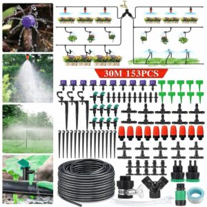 最好的主要日草坪和花园选项：国王做灌溉系统95英尺DIY灌溉套件