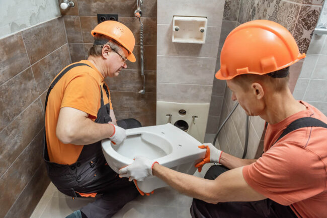 厕所安装DIY或雇用专业