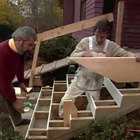 Building porch stairs