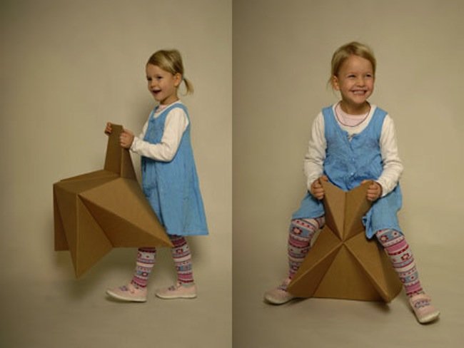DIY儿童家具 - 纸板