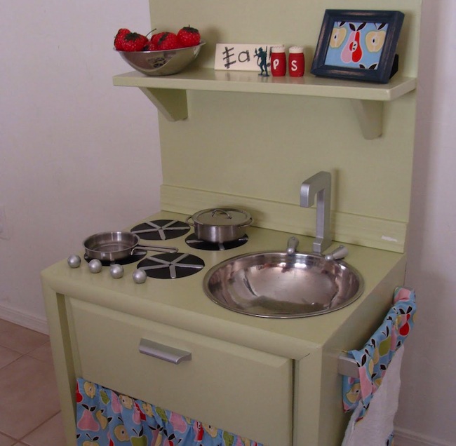 DIY儿童家具 - 玩具厨房