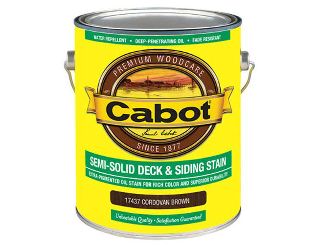 最佳甲板污渍，用于较重的覆盖范围：Cabot