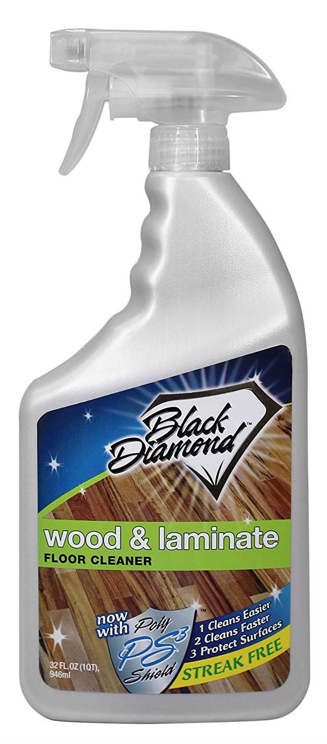 最好的硬木地板清洁剂为小空间:黑色钻石