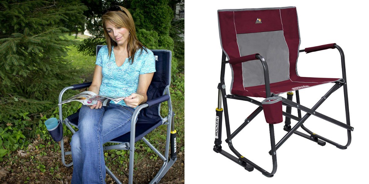 最佳便携式摇椅：GCI户外自由式便携式折叠摇椅