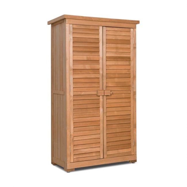 最佳的存储棚选项：Goplus木制储存棚