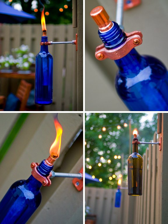 酒瓶DIY -手电筒
