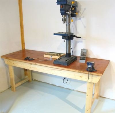 工作台计划- DIY工作台从木齿轮